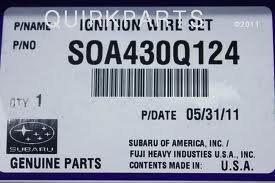 High-Performance SUBARU Ignition Wire Set - Compatible with Legacy, Impreza, Forester | Durable Spark Plug Wires for Enhanced Engine Performance | Ideal for Daily Commuting & Off-Road Adventures