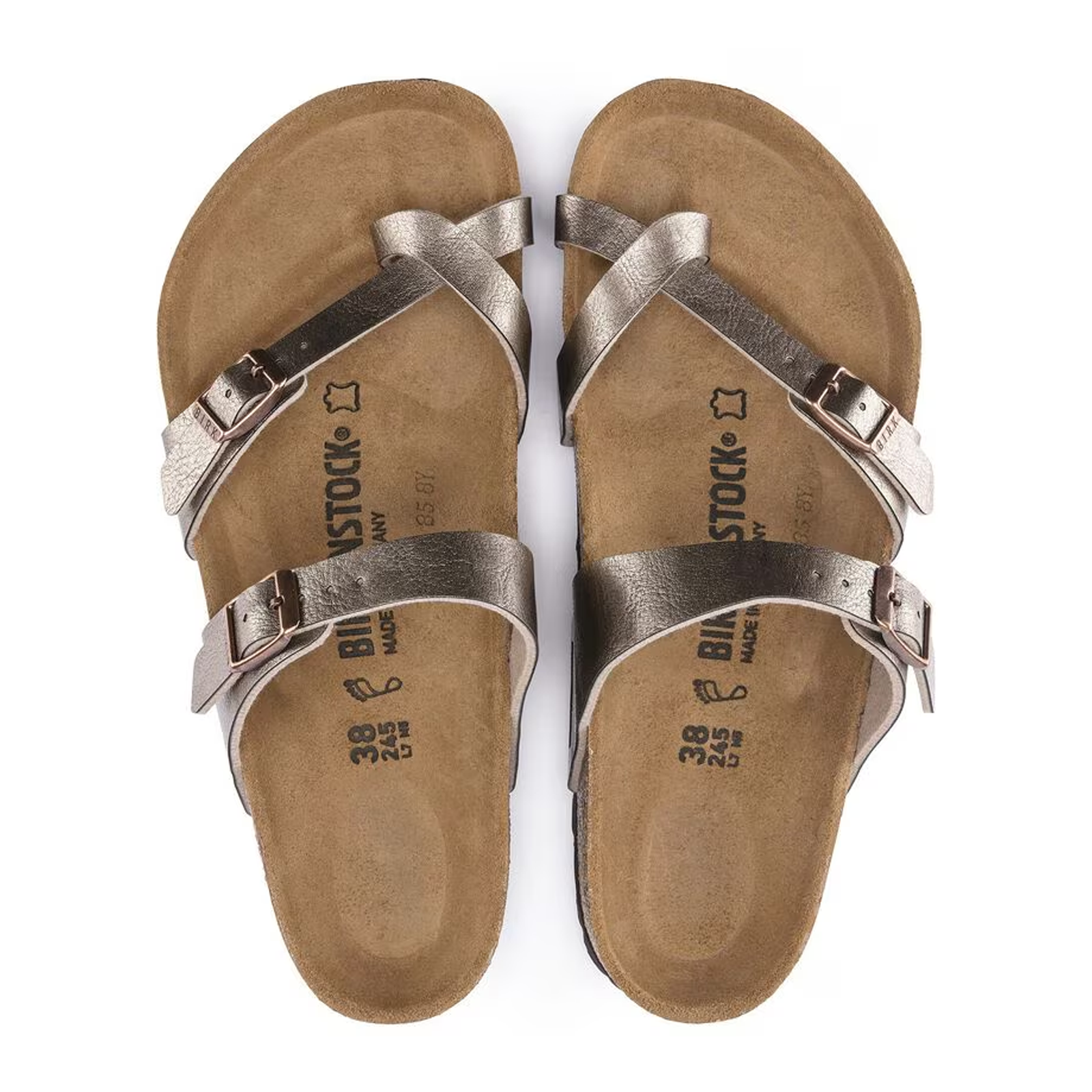 Birkenstock Mayari Women's Sandals - Graceful Taupe Birko-Flor Strappy Comfort Footbed | Perfect for Beach, Vacation & Summer Casual Wear