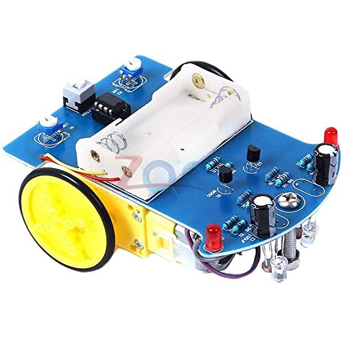 Smart Tracking Robot Car Kit - DIY TT Photosensitive Motor Electronic Toy for Kids & Beginners | STEM Learning, Science Projects & Educational Play