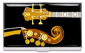 Stanley Clarke Signature Jazz 4-String Bass Guitar Card Case - Perfect for Musicians, Collectors & Jazz Enthusiasts