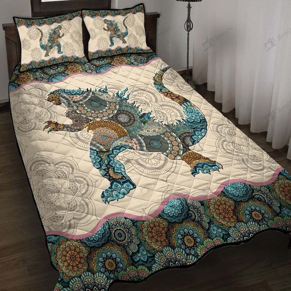 RilianZZ Godzilla Duvet Cover Set - Soft & Warm All-Season King/Queen/Twin Bedding with Pillowcases | Perfect for Anime Fans, Kids' Rooms & Themed Bedroom Decor