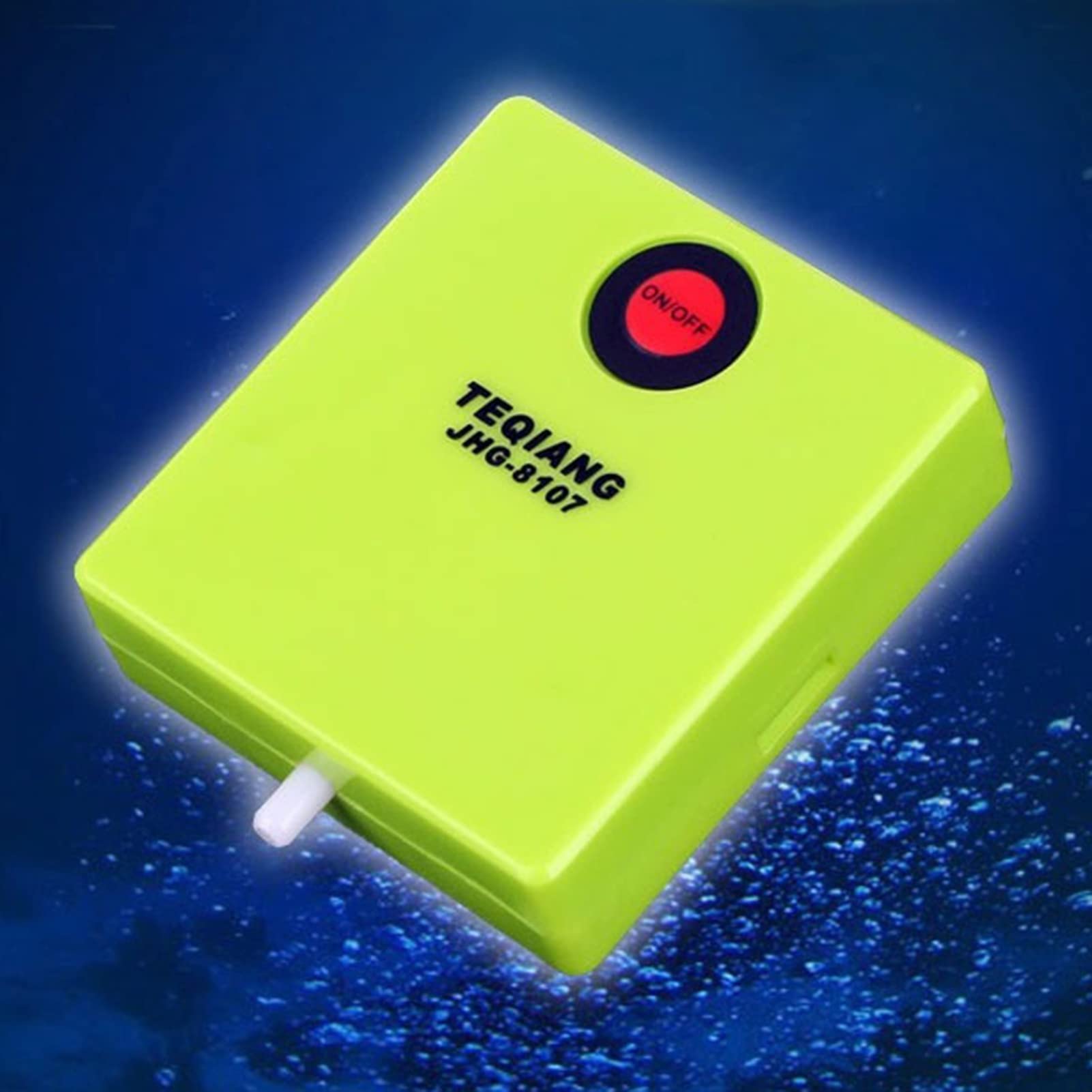 Portable Fish Tank Air Pump - Mini Oxygen Aerator for Aquariums, Increases Water Circulation & Oxygenation - Ideal for Home Fish Tanks, Aquaponics & Hydroponics Systems