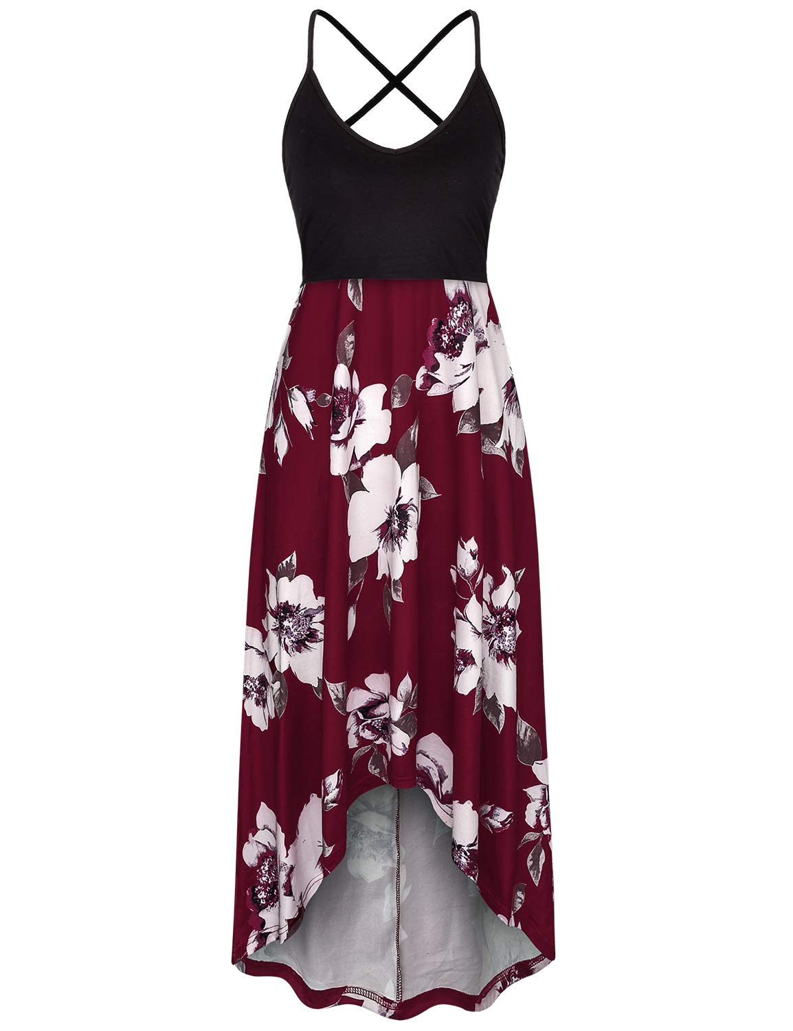 Floral Nursing Sundress for Women - Maternity Breastfeeding Cami Dress with Easy Access for Comfortable Nursing at Home or Outdoors