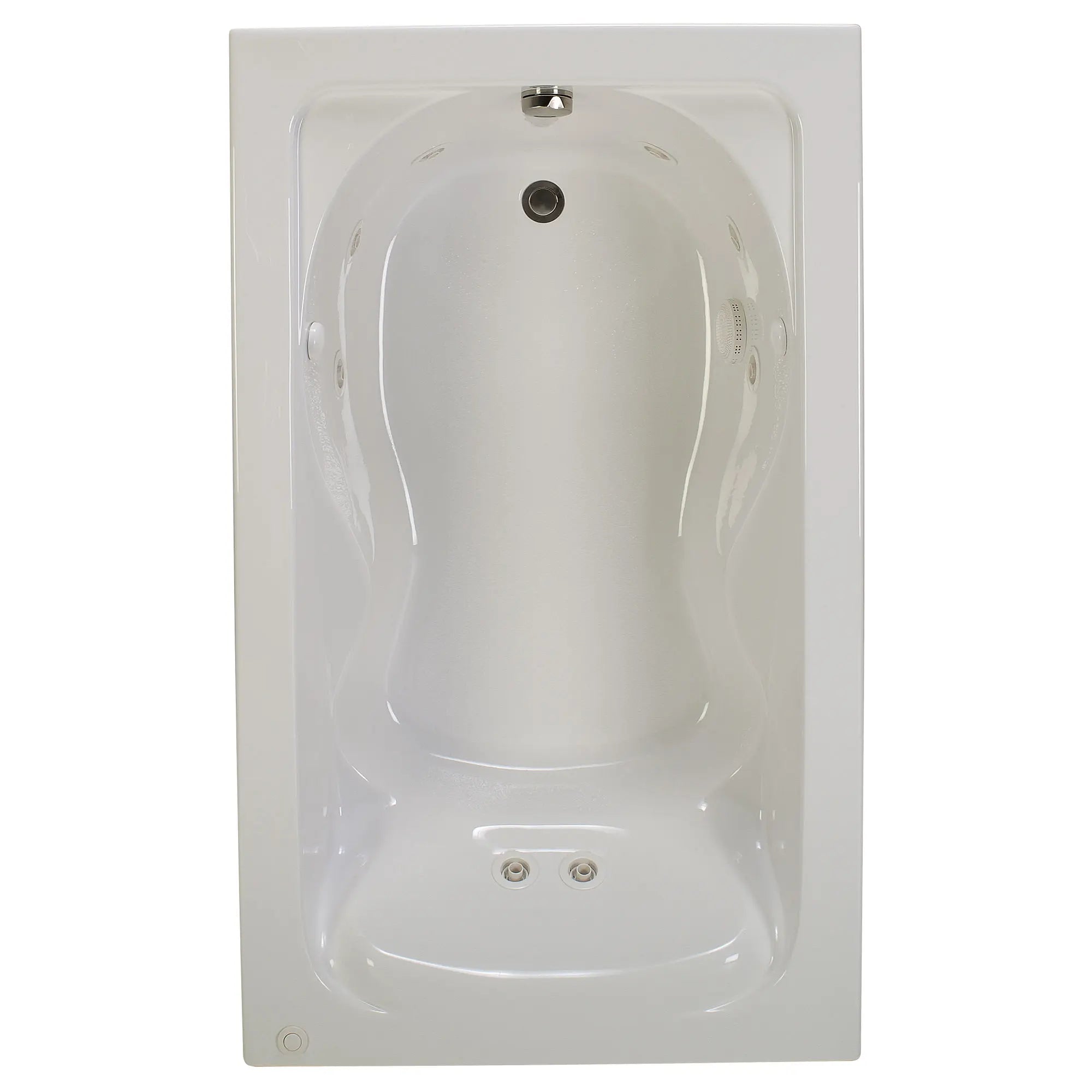 Cadet® 60 x 36 Inch Drop-in Bathtub with Hydromassage System - Freestanding Soaking Tub with Jets for Relaxation & Muscle Relief - Perfect for Master Bathroom & Spa Retreats