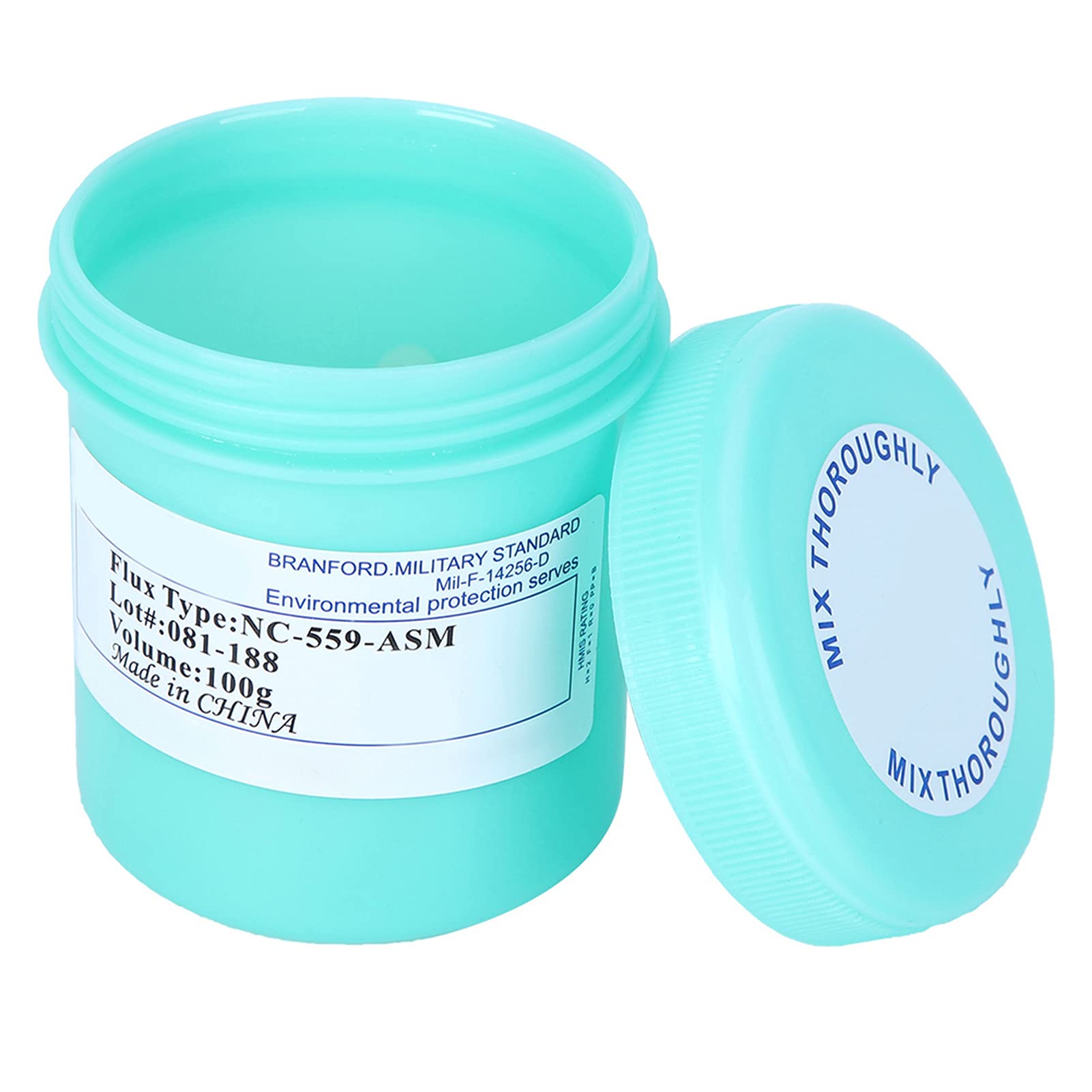 100g NC-559-ASM 28um No Clean Solder Flux Paste - Lead-Free Tin Cream for Phone & Electronics Repair - Ideal for PCB Rework, Soldering, and BGA Reballing