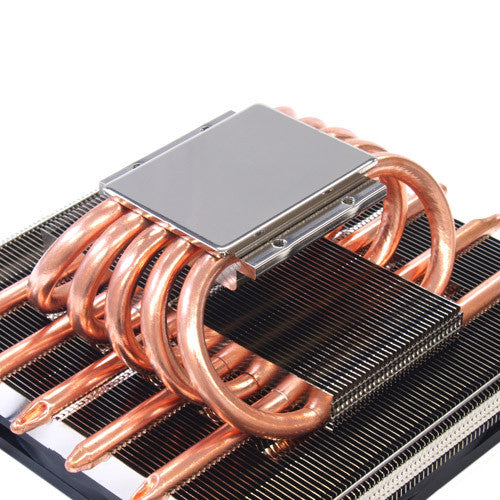 Scythe BIG SHURIKEN 2 Low-Profile CPU Cooler with 5 Heat Pipes - Compact & Quiet Cooling for Mini-ITX & Small Form Factor PCs - Perfect for Gaming, HTPC, and Office Computers