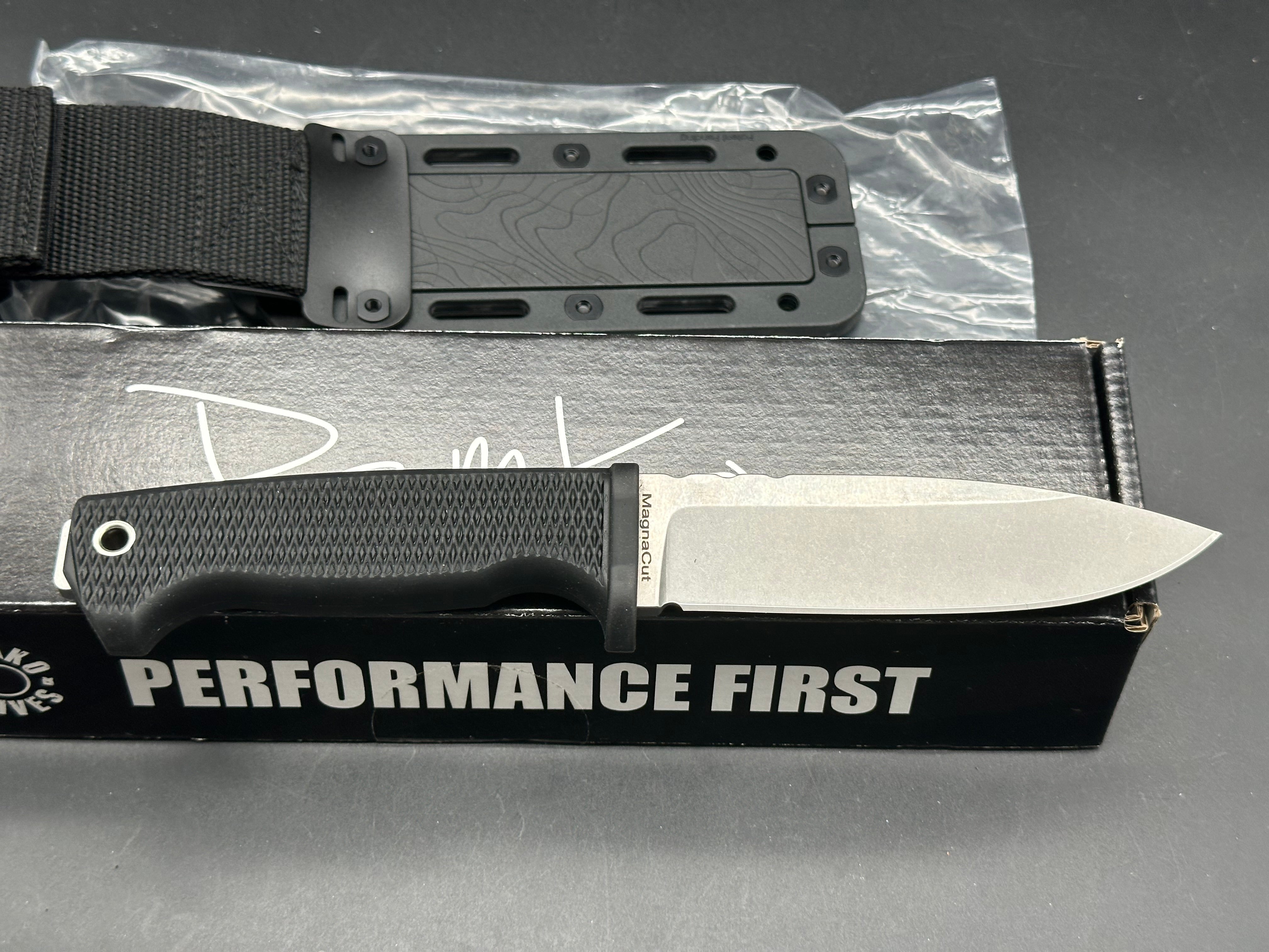 Demko FreeReign Magnacut Black Folding Pocket Knife - Premium EDC Tactical Knife for Outdoor, Camping, Hunting, and Survival Gear