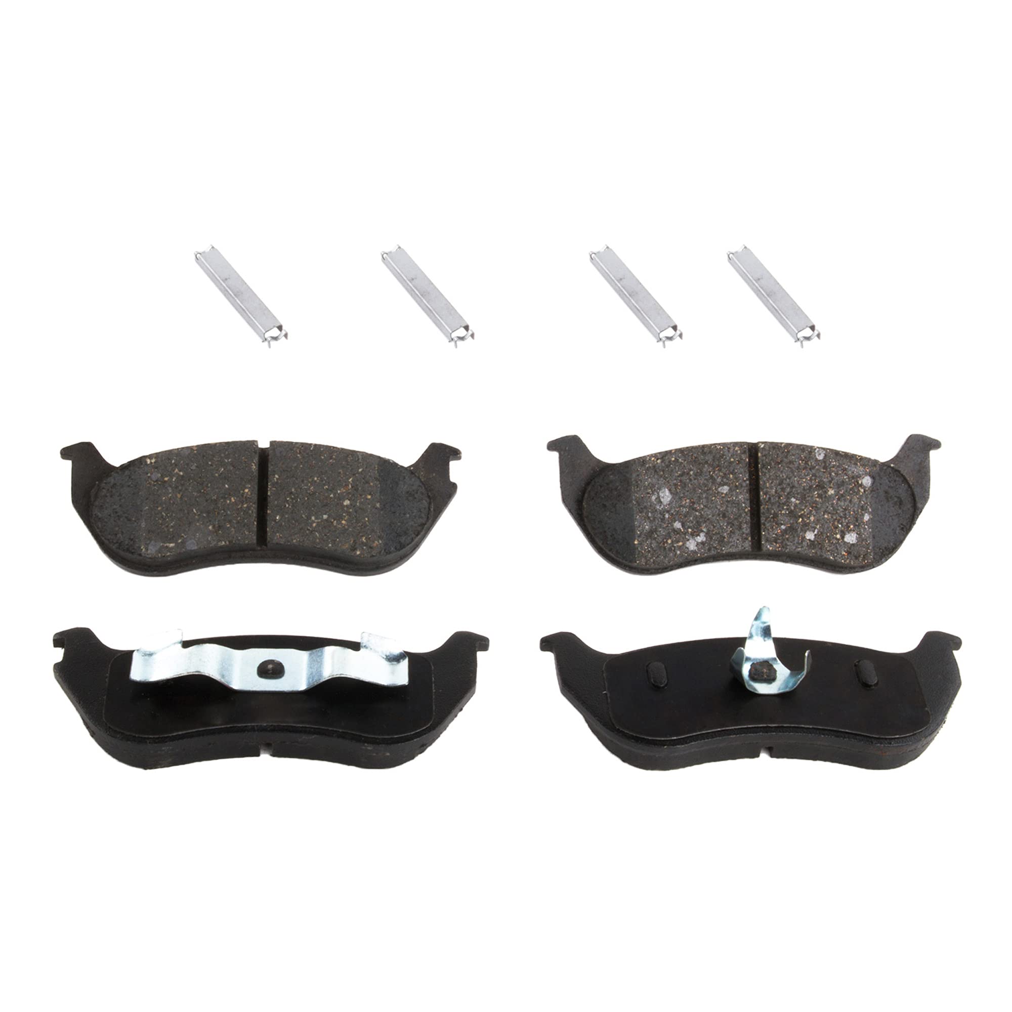 Garage-Pro Ceramic Brake Pads Set Front & Rear for 2003-2005 Jeep Liberty - Replaces OEM #5019984AA, 5066427AA, 5096349AA, 5139899AA, 5083882AB - High Performance Braking for Off-Road & Daily Driving