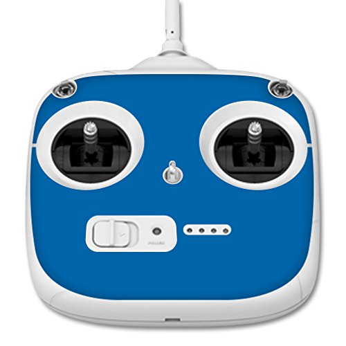 DJI Phantom 3 Standard Drone Controller Skin Wrap - Durable Protective Cover Sticker in Solid Blue | Compatible with Quadcopter Remote | Perfect for Outdoor Drone Flying & Customization
