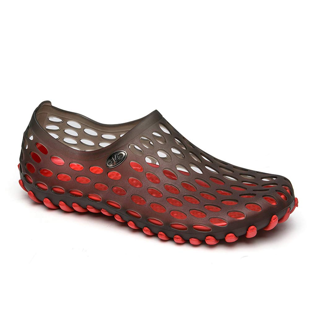 LEADER SHOW® Men's Ultralight Hollow Sandals - Breathable Water Shoes for Summer, Beach, Pool & Outdoor Activities - Comfortable Aqua Shoes for Swimming, Walking & Travel