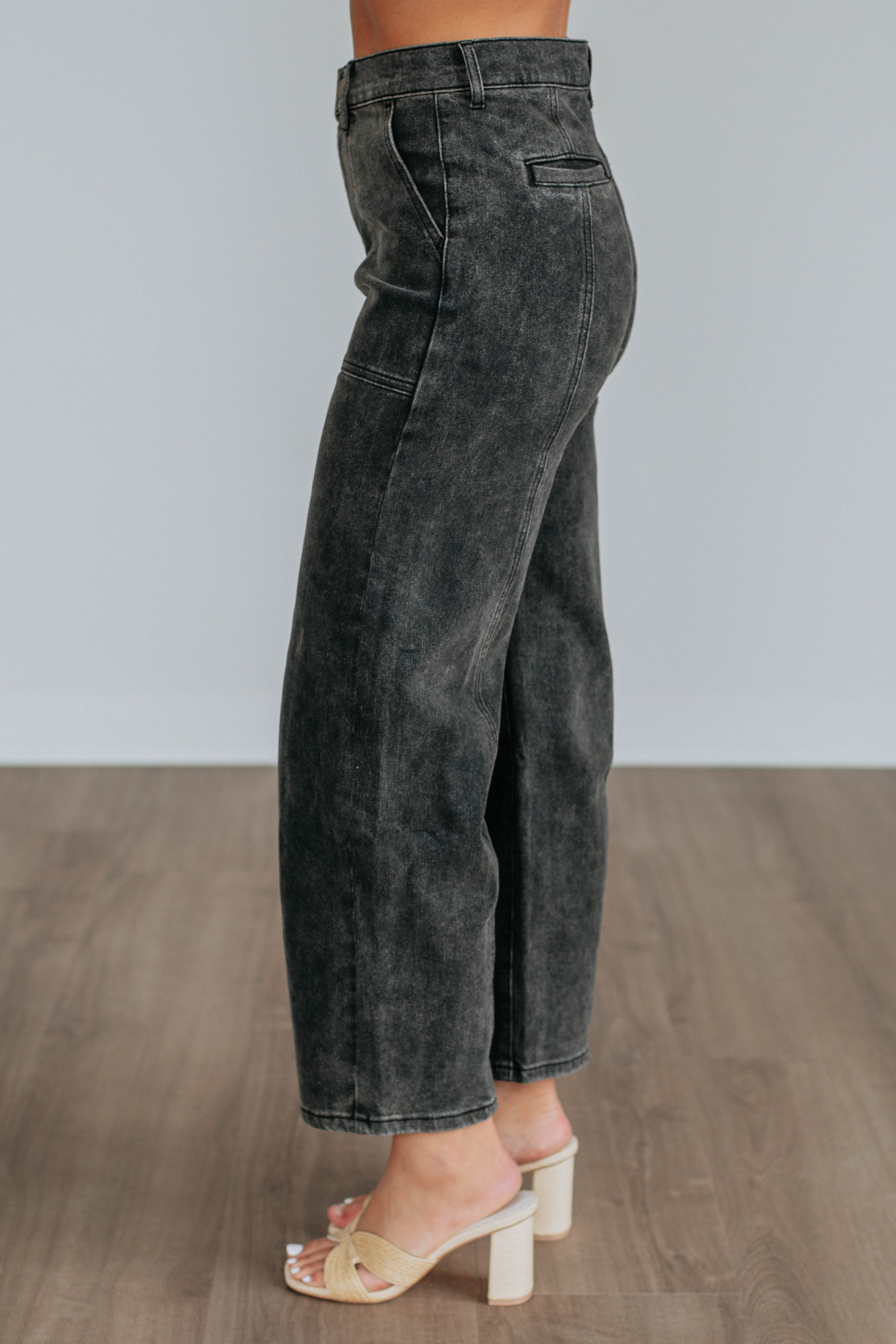 Brunie Women's High Waisted Wide Leg Pants - Comfortable Linen Blend Trousers for Work, Office & Casual Wear | Summer Vacation & Beach Outfit Essentials