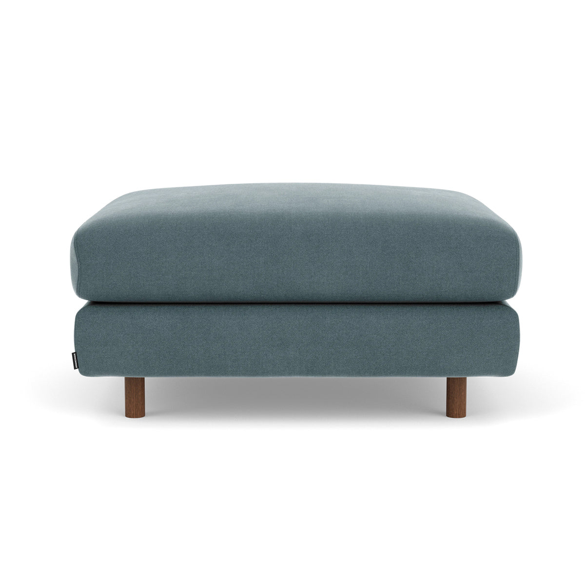 Dylan Fabric Ottoman - Soft and Stylish Footrest, Storage Bench, Living Room Accent Piece - Perfect for Small Spaces, Bedroom, or Lounge Area