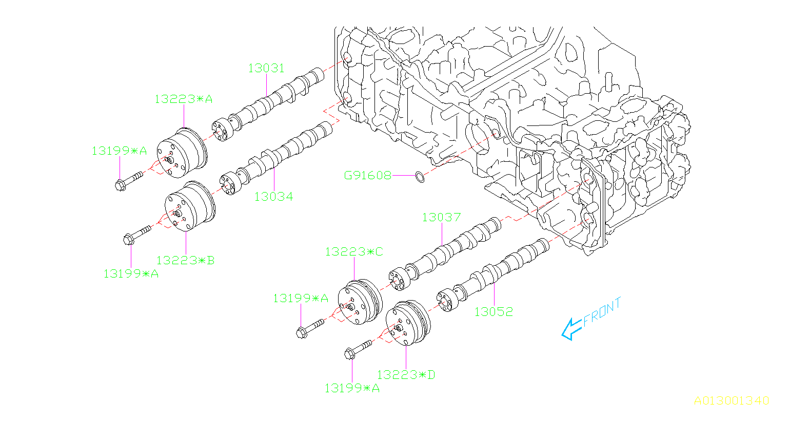 Subaru OEM Camshaft Replacement for 2015-2021 WRX - High Performance Engine Part for Smooth Driving & Racing Scenes
