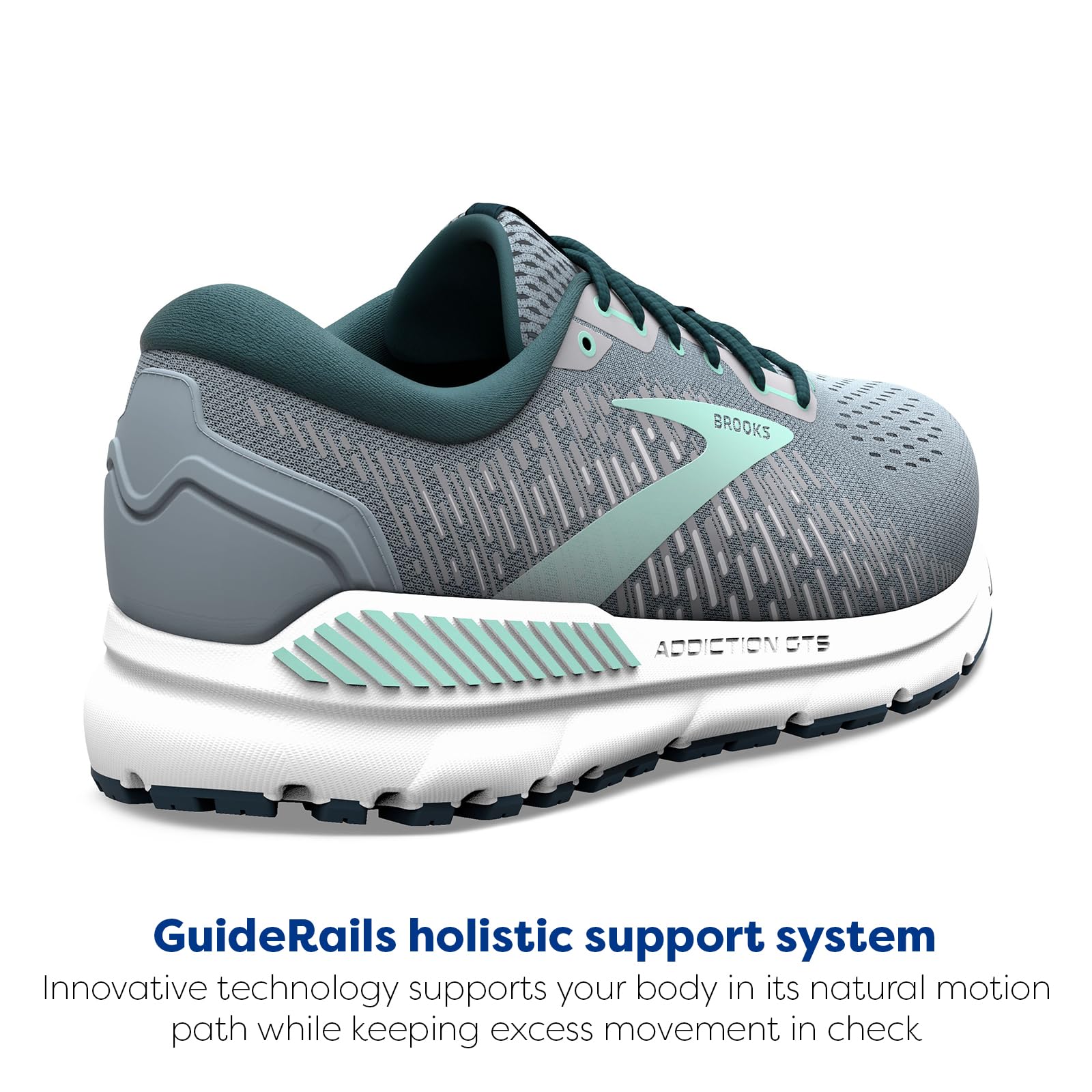 Brooks Women's Addiction GTS 15 Supportive Running Shoes - Stability & Cushion for Overpronation - Perfect for Road Running, Jogging & Daily Walking