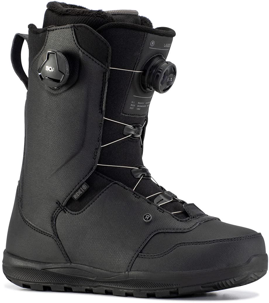 Ride Lasso Men's Snowboard Boots - Waterproof, Comfortable & Durable for Winter Sports & Snowboarding Adventures