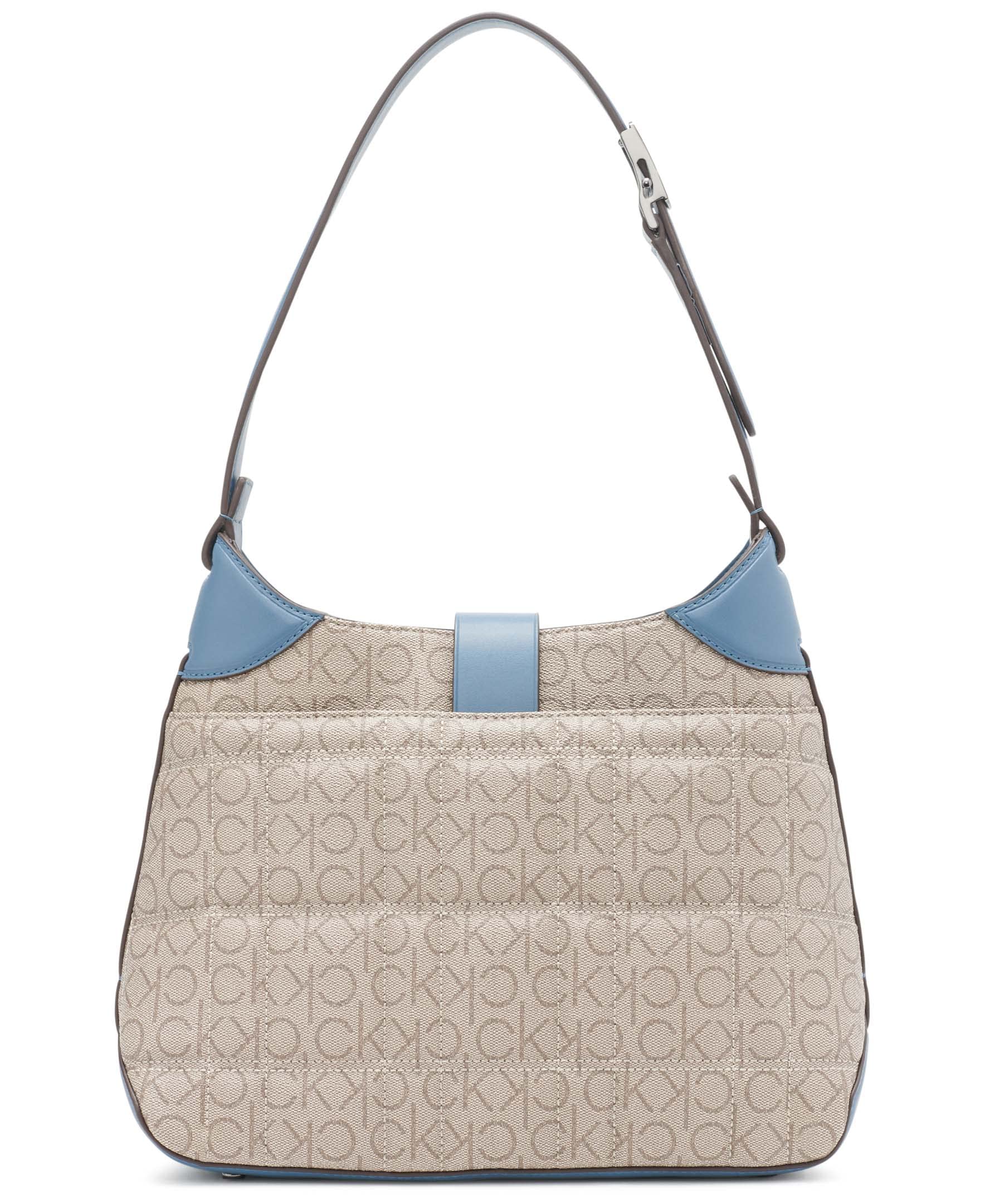 Calvin Klein Frankie Shoulder Bag for Women - Stylish Leather Crossbody Purse with Adjustable Strap, Perfect for Work, Travel & Everyday Use