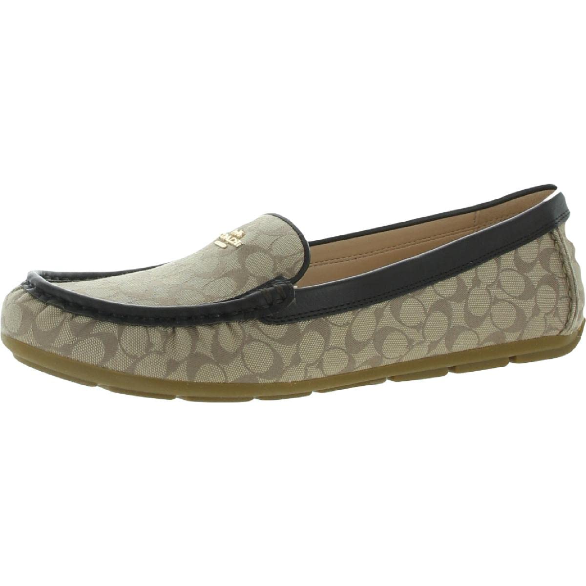 COACH Marley Driver Loafers for Women - Genuine Leather Slip-On Shoes with Cushioned Insole - Perfect for Work, Office & Casual Wear