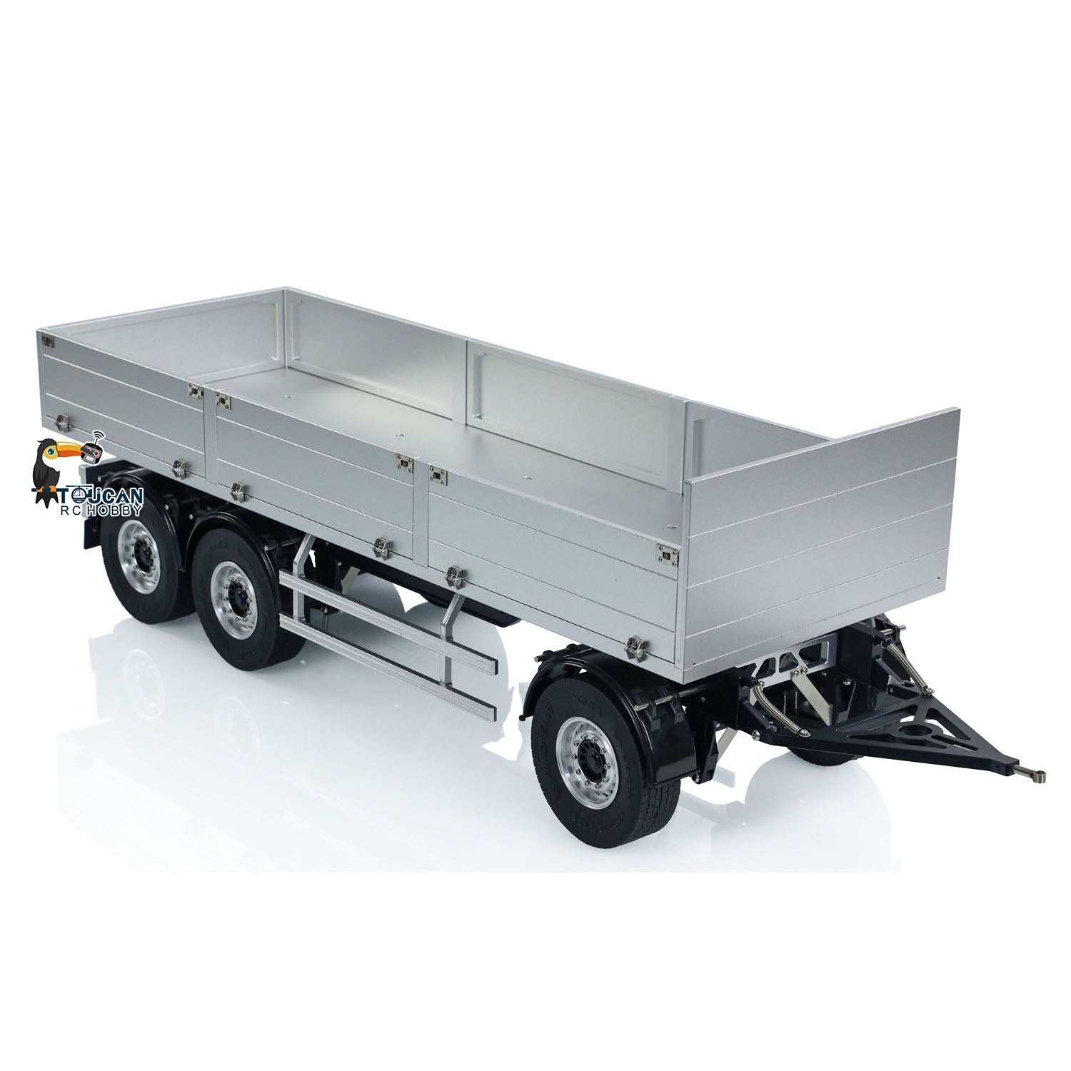 1/14 Scale Metal 3-Axle RC Hydraulic Dump Truck - Remote Control Construction Vehicle Toy for Kids & Adults - Perfect for Construction Site Play, STEM Learning & Collectors Display