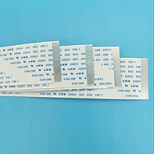 Replacement Printhead Cable 29-Pin 40CM Flat Cable for Epson DX6 DX8 DX10 TX800 UV Solvent Printer & XP600 - 15Pcs F192040 Printer Parts (Ideal for Office Printing, Signage Production & Wide-Format Printing)