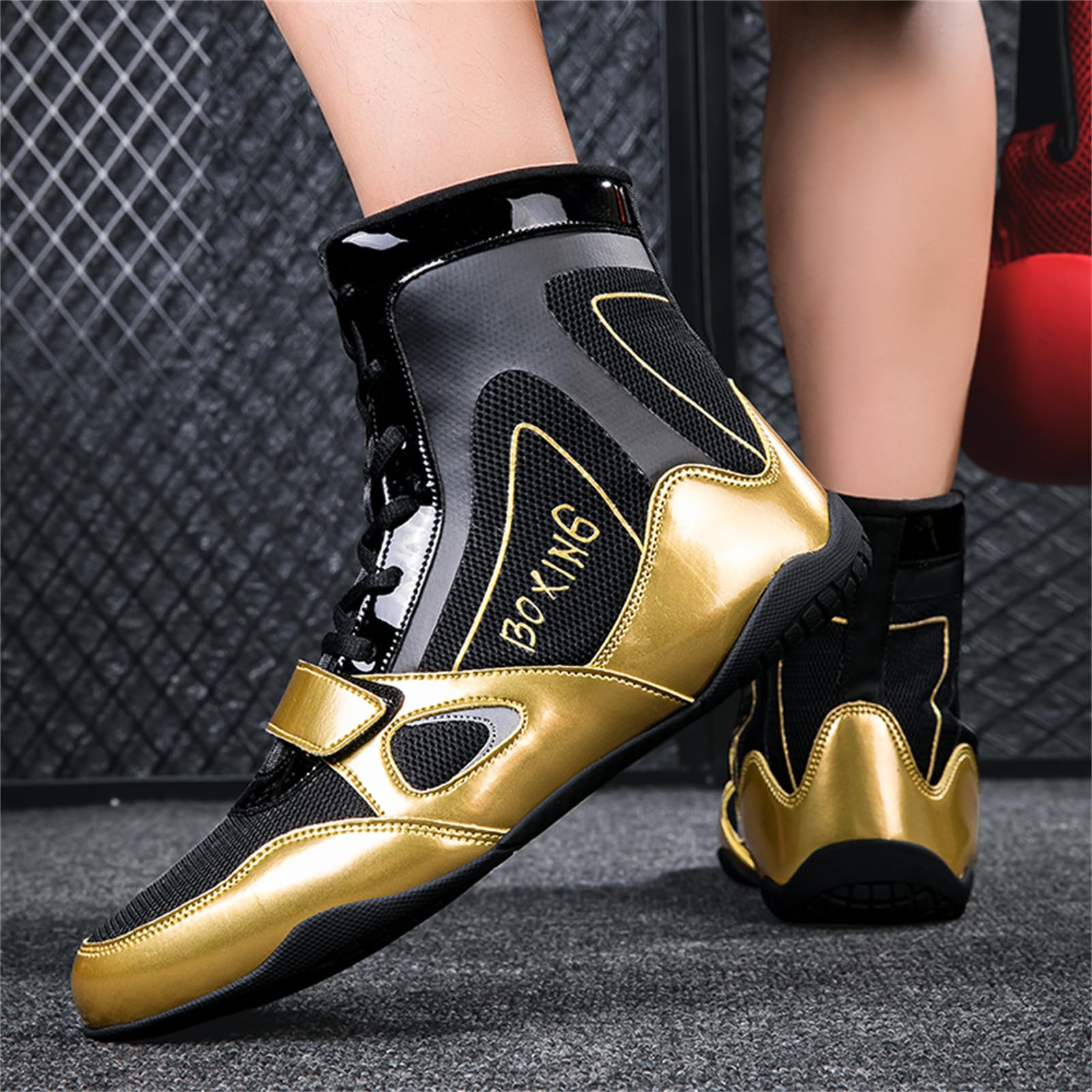 Professional Men's & Women's Wrestling Shoes - Lightweight Boxing & Fitness Training Shoes with Breathable Design for MMA, Gym Workouts & Sports Performance