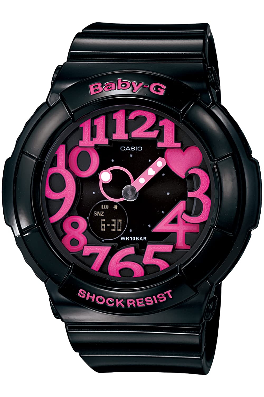 Casio Baby-G BGA-130-1BJF Digital Sport Watch for Women - Shock Resistant, Water Resistant, LED Light - Perfect for Running, Swimming & Outdoor Activities