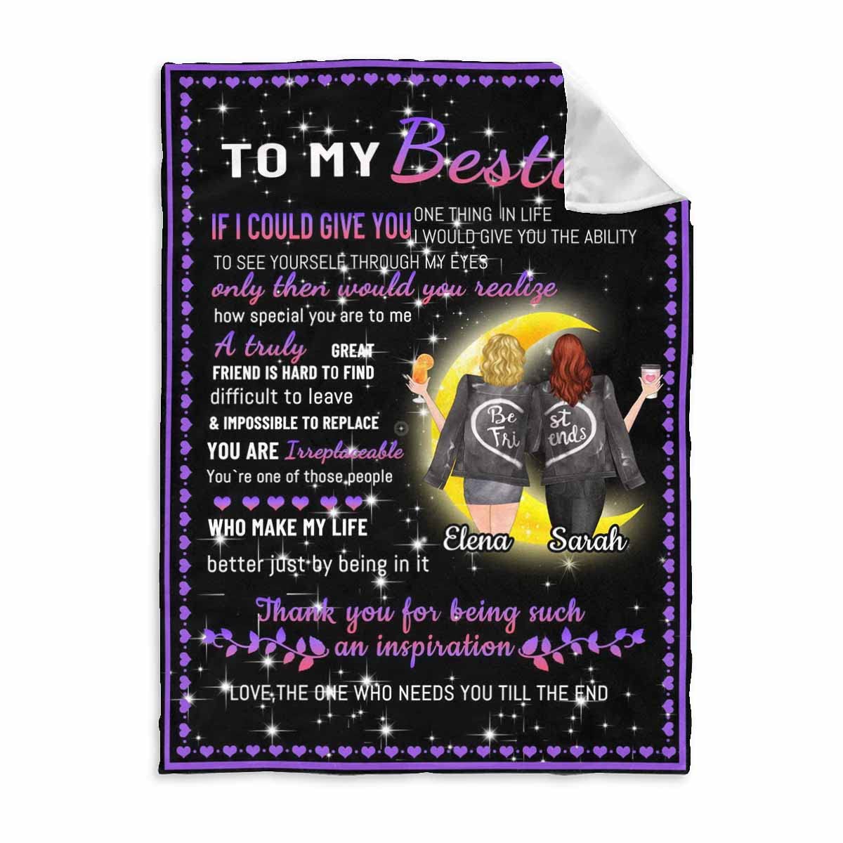 Personalized Best Friend Blanket - 