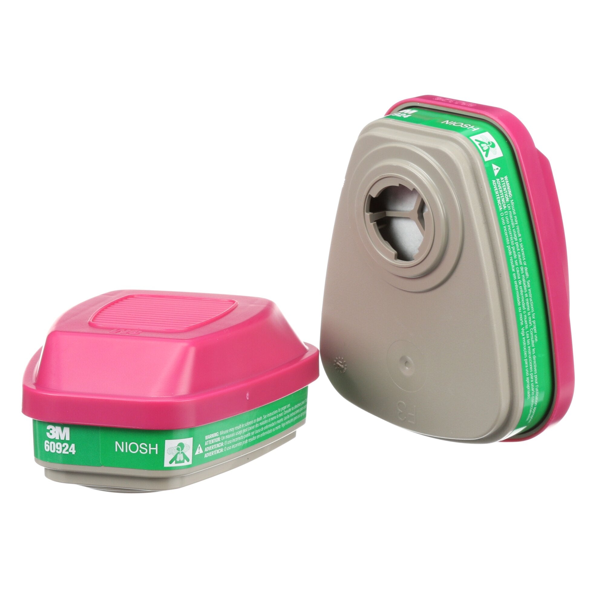 3M 60924 P100 Respirator Cartridge for Ammonia & Methylamine – Gas & Vapor Protection for Industrial, Chemical, and Laboratory Safety Use