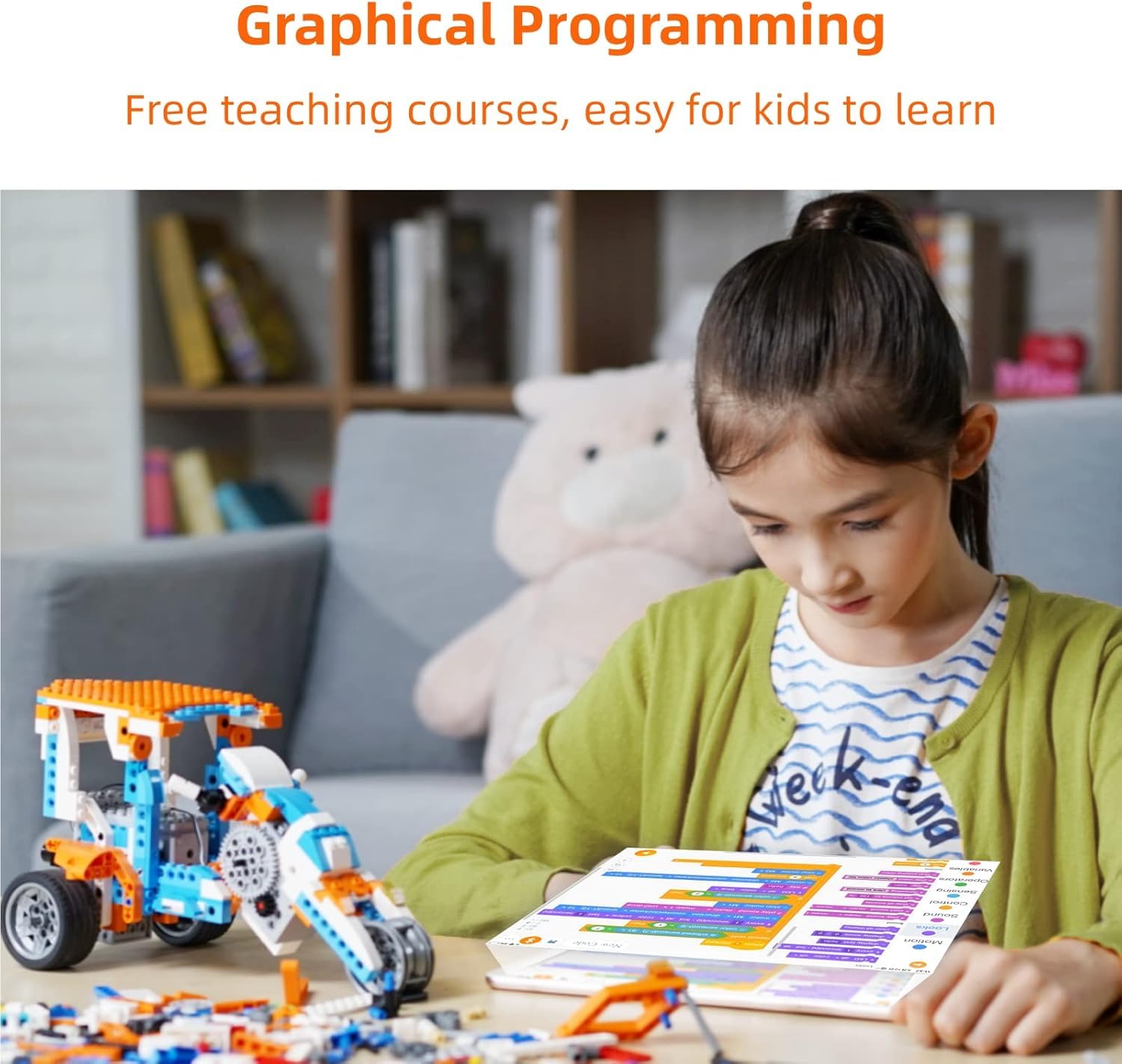 STEM Robotics Kit for Kids Ages 8-12 | Educational Science Toy with App Control, Coding Robot & Storage Box | Perfect for STEM Learning, School Projects & Birthday Gifts