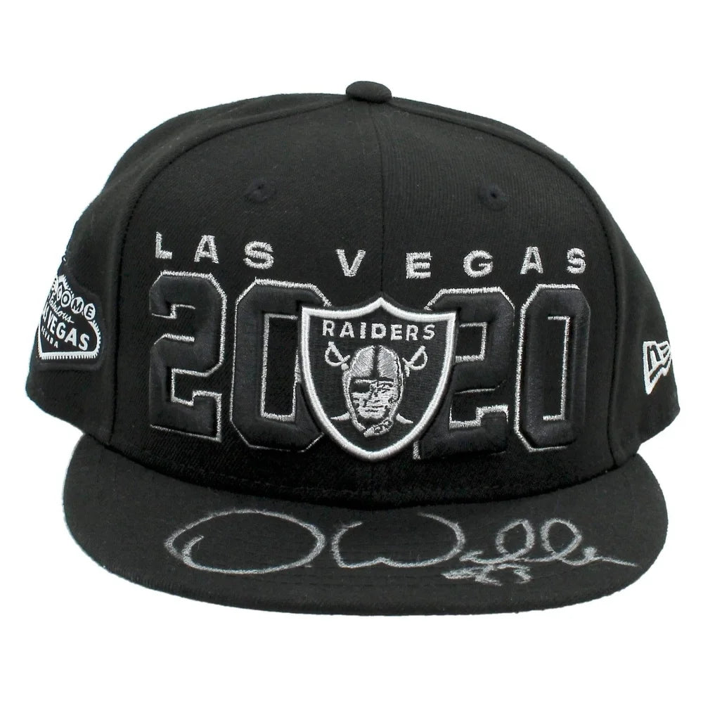 Darren Waller Autographed 2020 Las Vegas Raiders First Ever LV Hat with JSA COA - Perfect for NFL Collectors and Raiders Fans Display