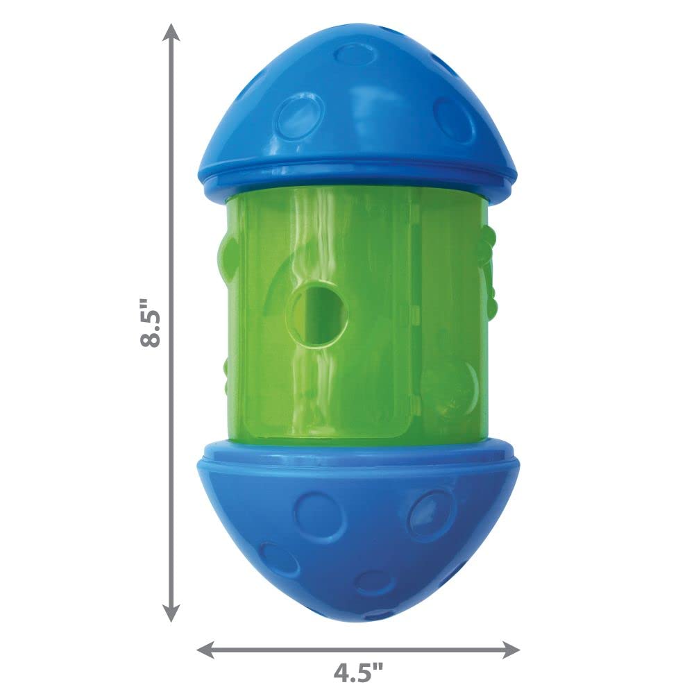 Kong Spin It Treat Dispenser Dog Toy - Large Size for Medium to Big Dogs - Interactive Puzzle Feeder for Mental Stimulation & Slow Feeding - Perfect for Training, Boredom Relief & Mealtime Enrichment