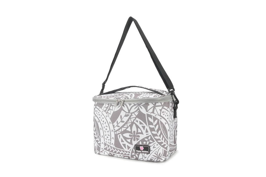 Premium Insulated Cooler Tote Bag - Medium Size, Tapa Grey - Perfect for Beach Picnics, Camping & Outdoor Adventures