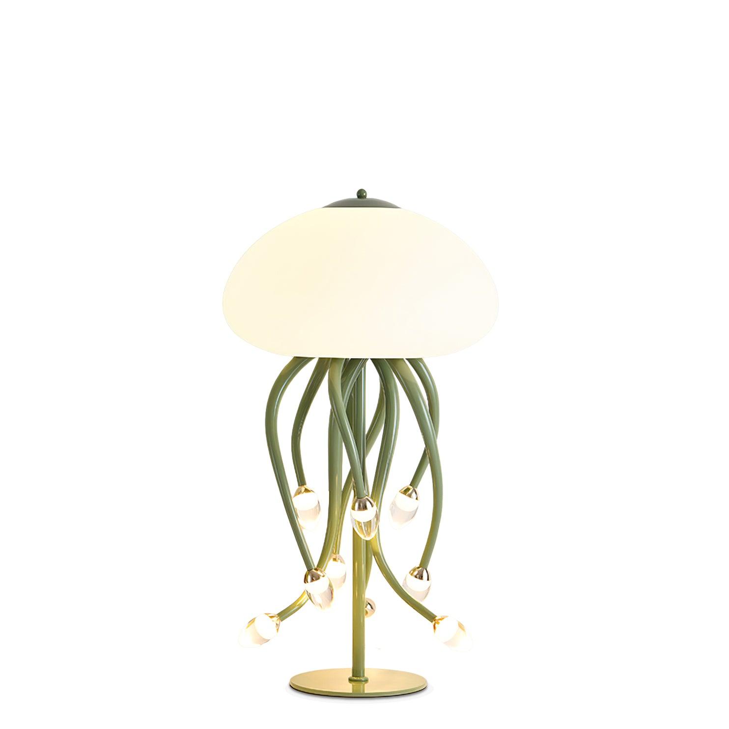 Jellyfish Table Lamp - Ocean-Themed Night Light for Kids & Adults - Perfect for Bedroom, Nursery, or Relaxation Decor