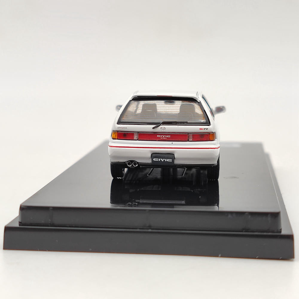 1/64 Scale Hobby Japan Honda Civic EF9 SiR Diecast Model Car - Limited Edition White - Perfect for Collectors, Display, and Racing Enthusiasts