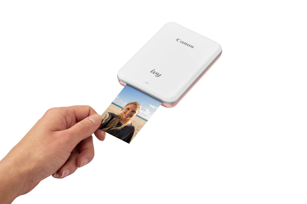 Canon IVY Mini Photo Printer (Rose Gold) - Wireless Portable Instant Printer for Smartphones, Travel & Scrapbooking