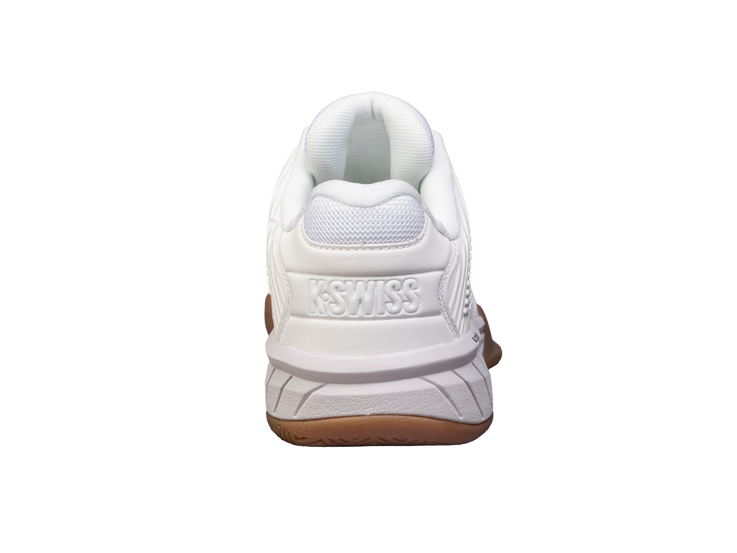 Hypercourt Express 2 Indoor Tennis Shoes for Men - 94397 954 M | Bright White/Gum | Lightweight & Durable for Competitive Play & Training