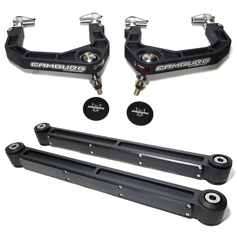 21-24 Ford Bronco Camburg Billet Upper Control Arms & Trailing Arms Combo Kit - Off-Road Suspension Upgrade for Enhanced Performance