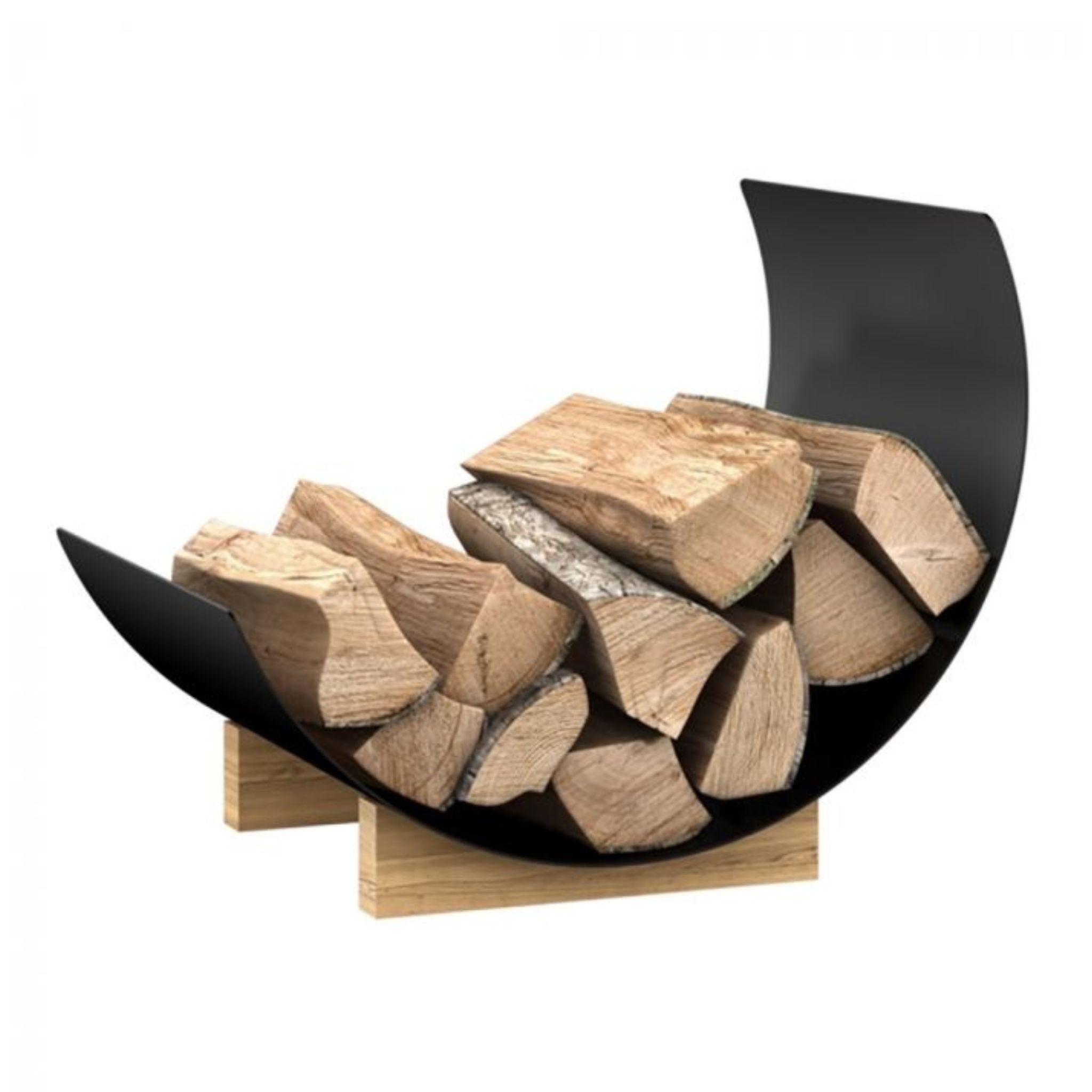 Osburn AC02627 Fusio Fireplace Log Holder - Durable Steel Firewood Rack for Indoor & Outdoor Use - Perfect for Fireplace, Patio, and Camping