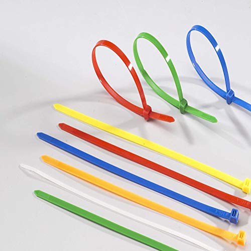 4 Inch Brown Tan Nylon Cable Ties (100 Pack) - 18lb Heavy Duty Strength for Wire Management, DIY Projects & Home Organization