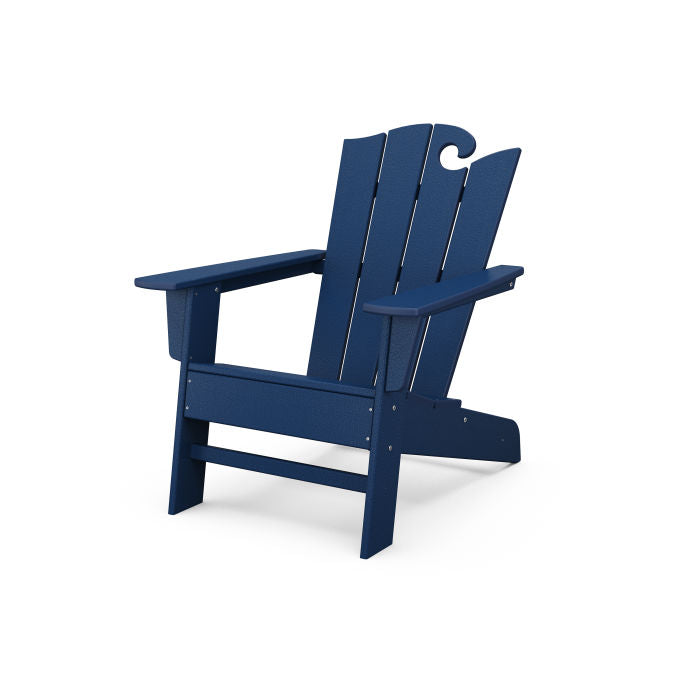 POLYWOOD Ocean Chair - Durable Outdoor Adirondack Chair for Patio, Beach & Poolside - Weather-Resistant & Eco-Friendly Recycled Plastic Furniture