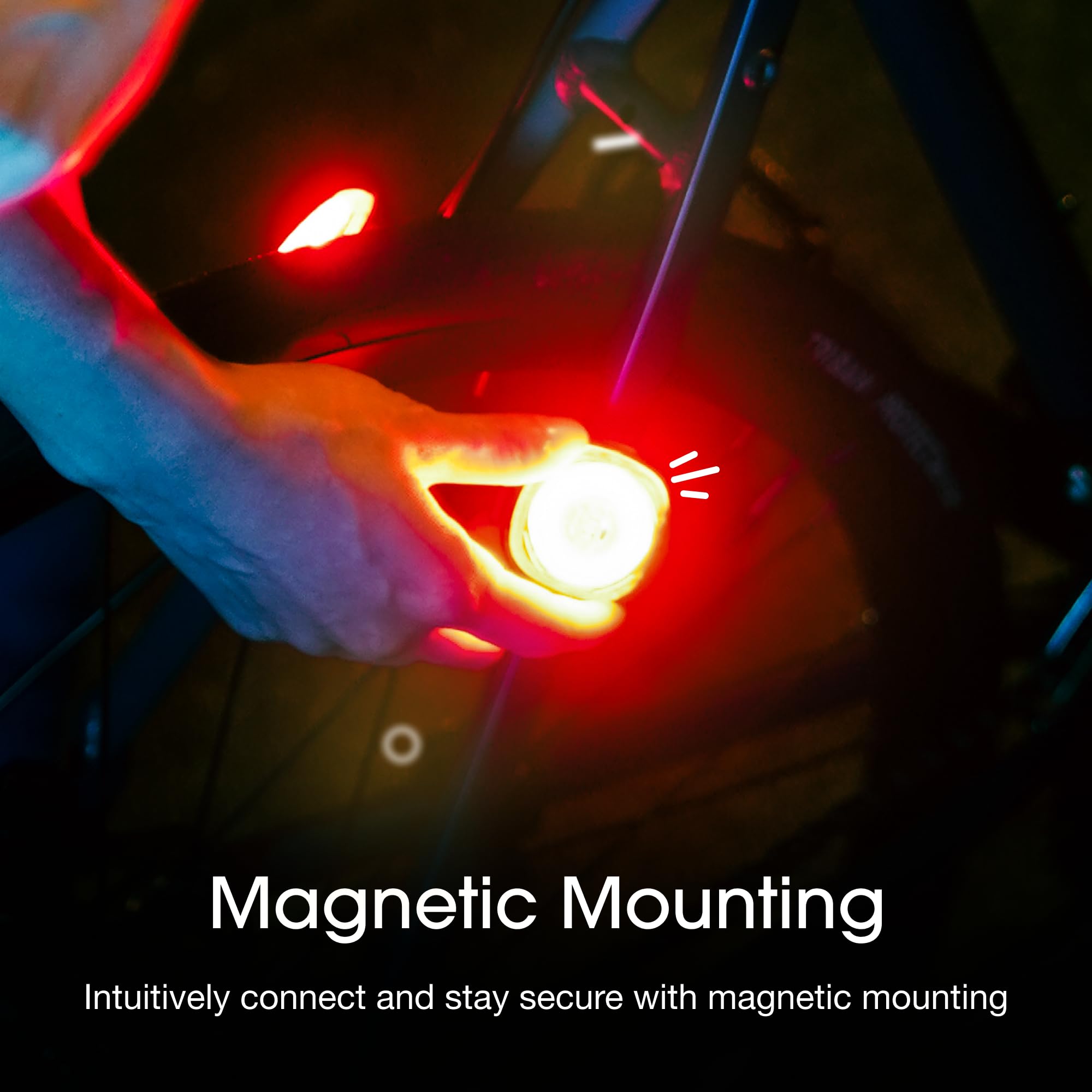 Lumos Firefly Smart Bike Light System - Wireless Sync Front & Rear LED Lights with Turn Signals & Brake Lights | Adjustable Brightness, 5 Flash Patterns, Day/Night Modes | Waterproof Cycling Safety Light for Commuting, Night Riding & Urban Biking - Perfect for Men & Women Cyclists