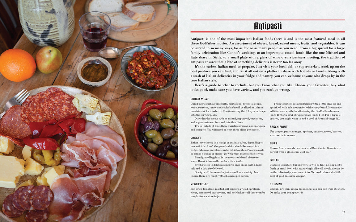 The Godfather: The Corleone Family Cookbook - Authentic Italian Recipes from the Movie | Perfect for Dinner Parties & Family Gatherings