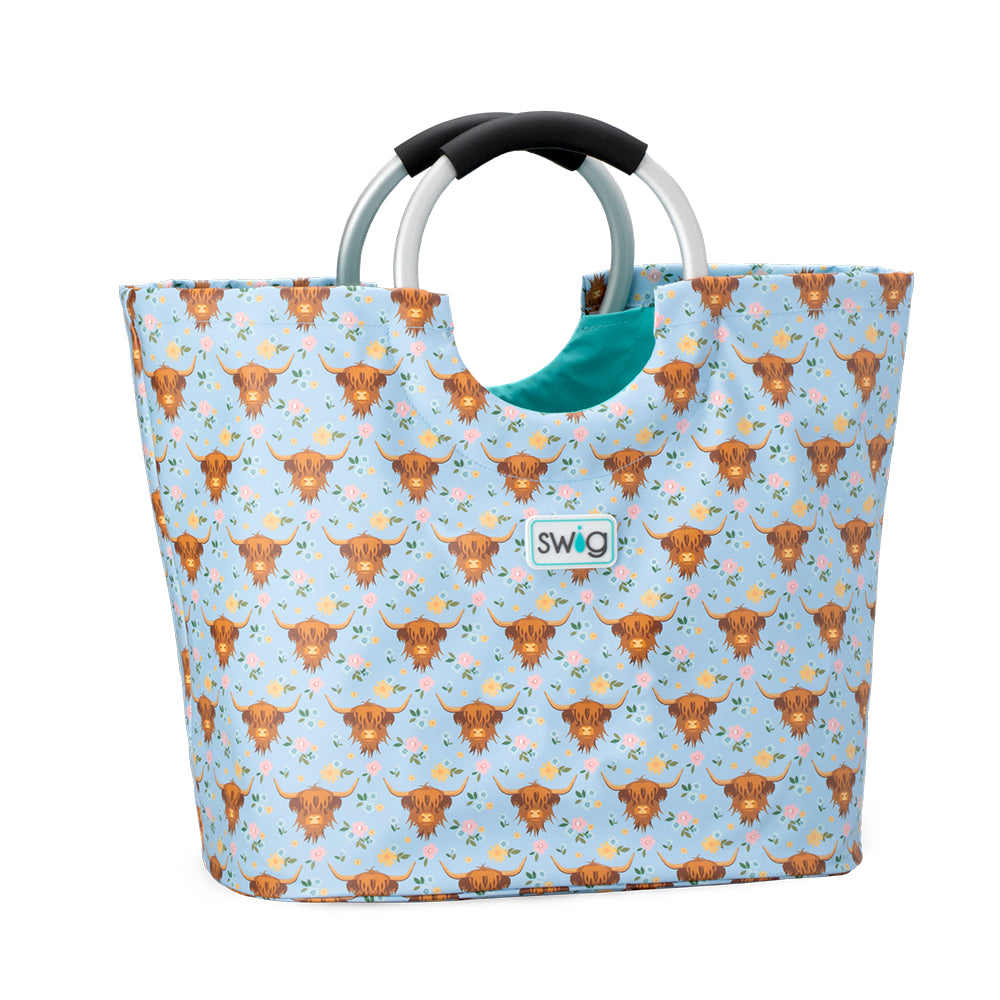 Holy Cow Loopi Tote Bag - Stylish Reusable Shopping Bag for Women & Men, Durable Eco-Friendly Grocery Tote - Perfect for Shopping, Beach, Work & Travel