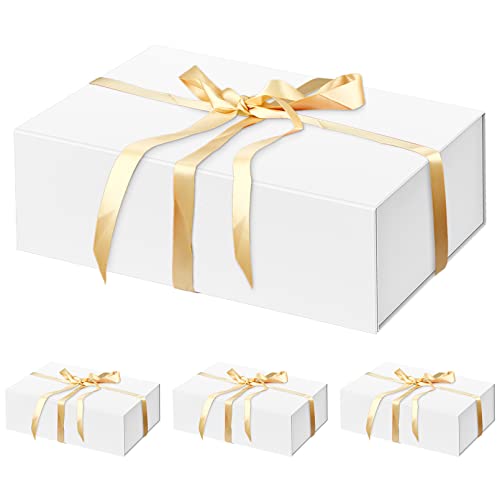 4 Pack White-13.8x9x4.3