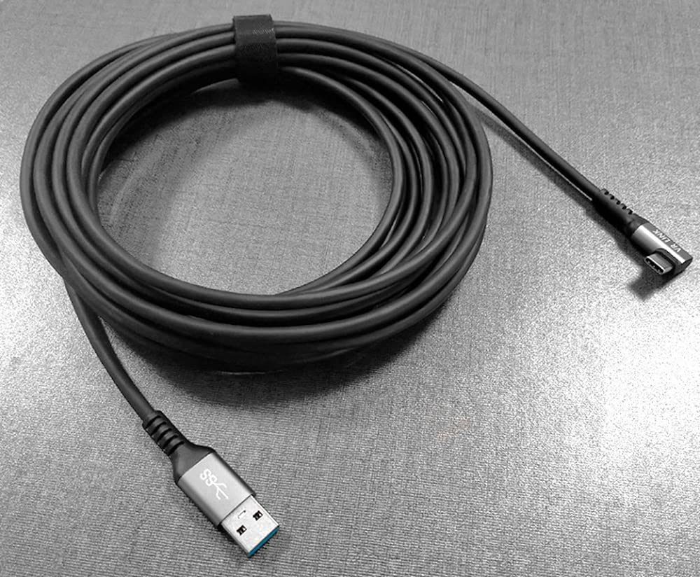 High-Speed 20FT Link Cable for Oculus Quest 2/1 & Meta VR Headsets, Steam VR PC Gaming Accessories - 6M USB-C Charging & Data Transfer Cable for Virtual Reality Gaming Setup