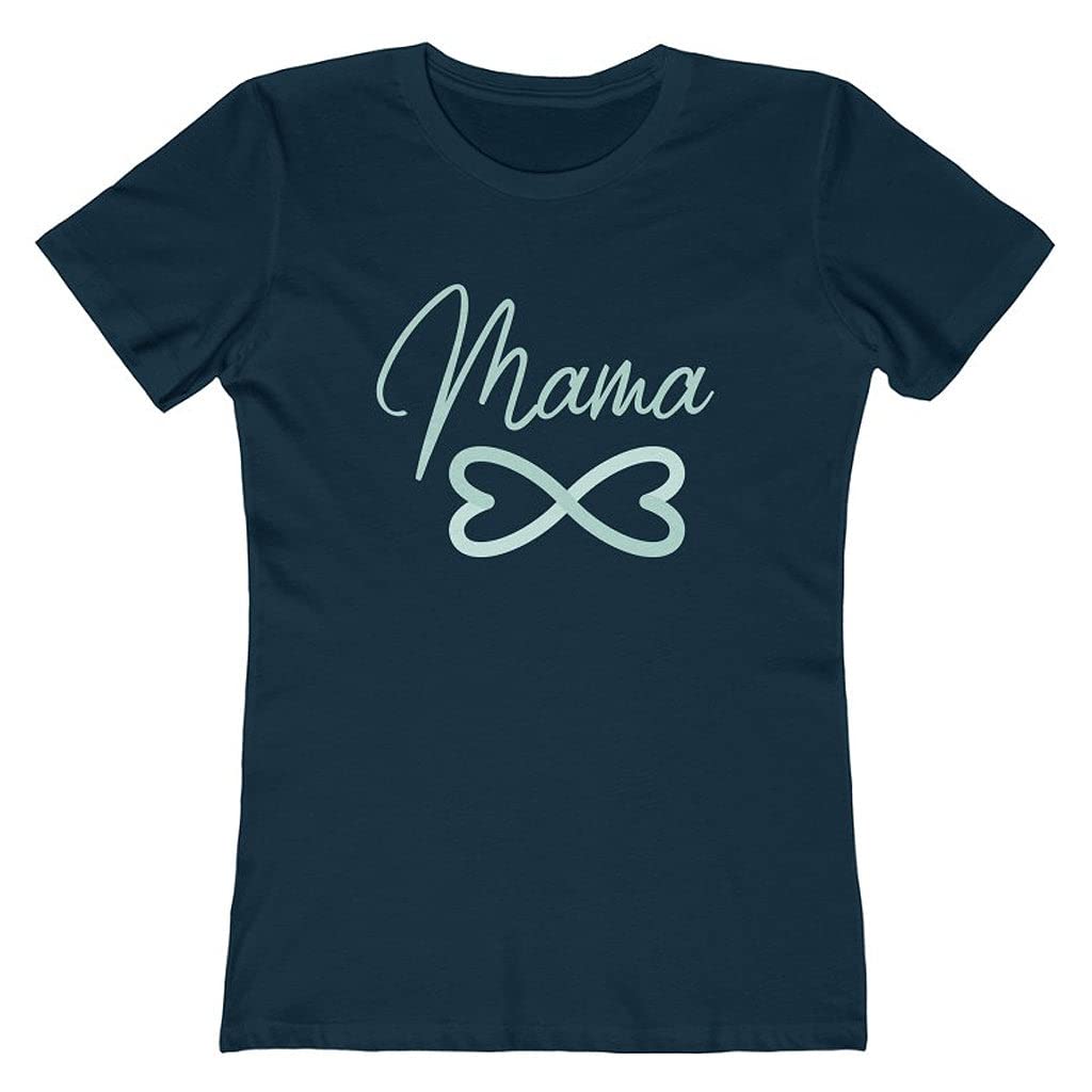 Infinity Love Mama Shirt - Comfortable Mother's Day Gift T-Shirt for Women - Perfect for Family Photos, Mother-Daughter Matching Outfits & Special Occasions