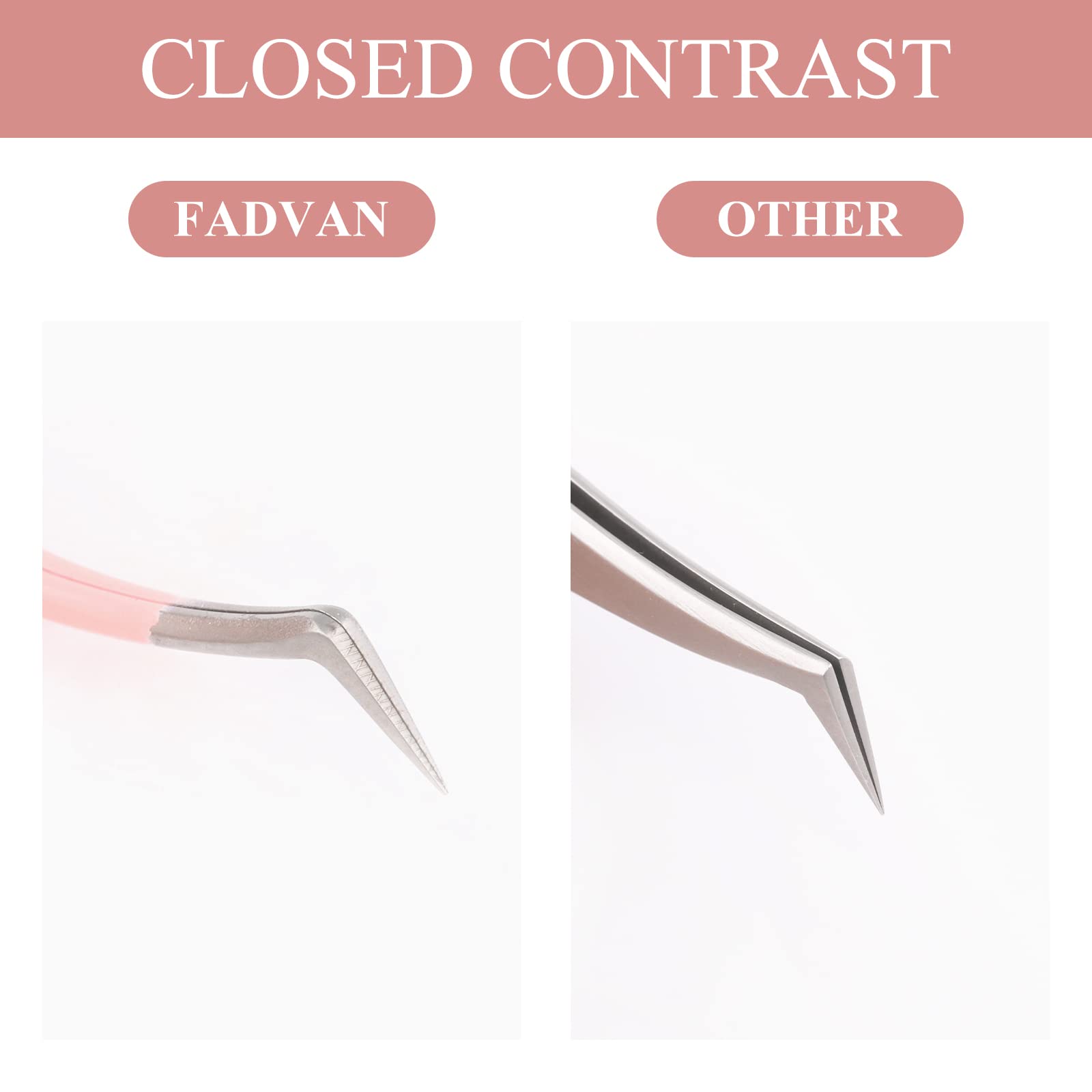 Professional Eyelash Extension Tweezers - 3D/6D Japanese Stainless Steel Lash Tweezers for Makeup Artists & DIY Fans (Pink) | Perfect for Salon, Home Use & Professional Eyelash Extensions