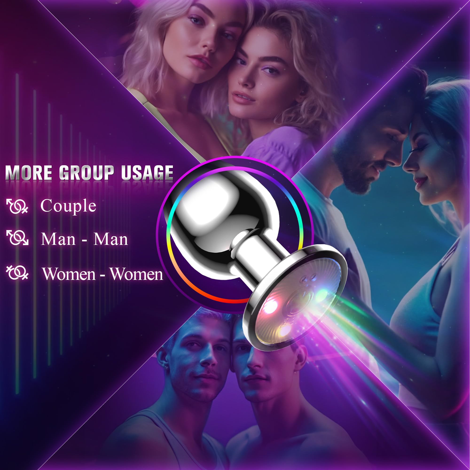 Vibrating Butt Plug with Remote - 10 Modes for Couples & Solo Play
