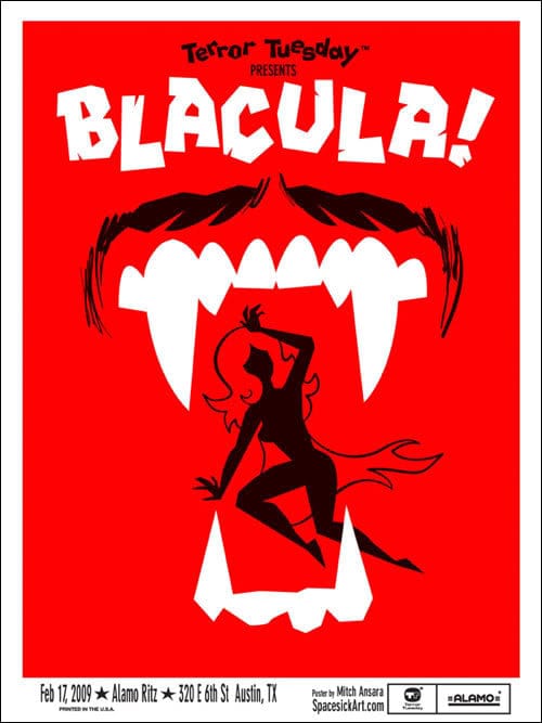 Blacula Movie Poster - Vintage Horror Film Art Print - Perfect for Halloween Decor, Movie Room & Gothic Home Decor