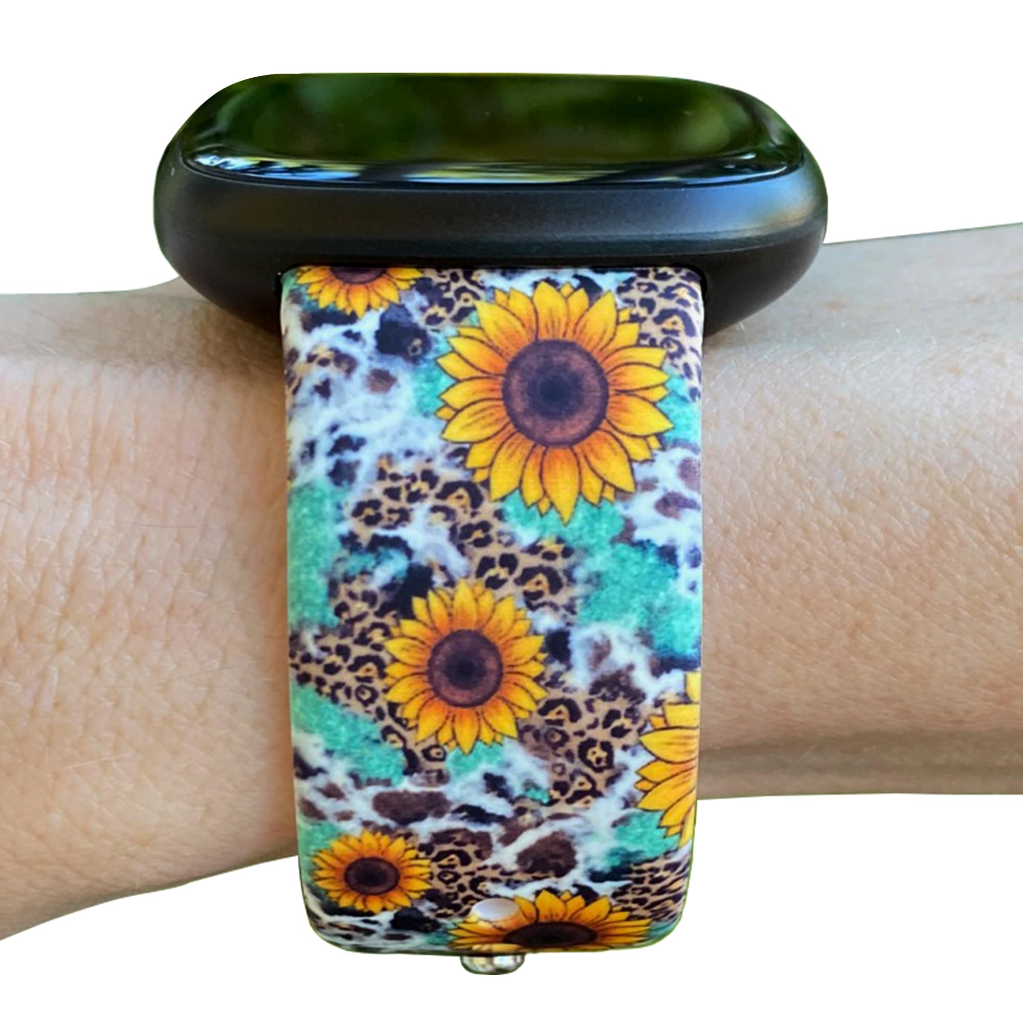 FoxiBands Printed Silicone Watch Band for Fitbit Versa/Sense - Gym & Daily Wear
