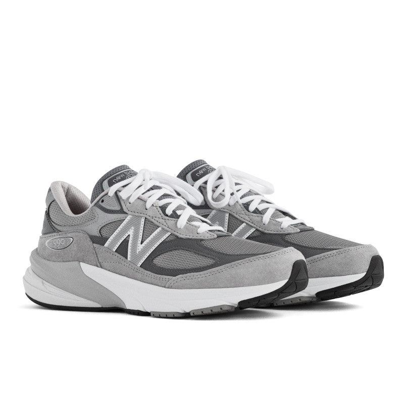 New Balance 990v6 Men's Running Shoes - M990GL6 Grey - Lightweight Cushioned Sneakers for Jogging, Gym & Everyday Wear